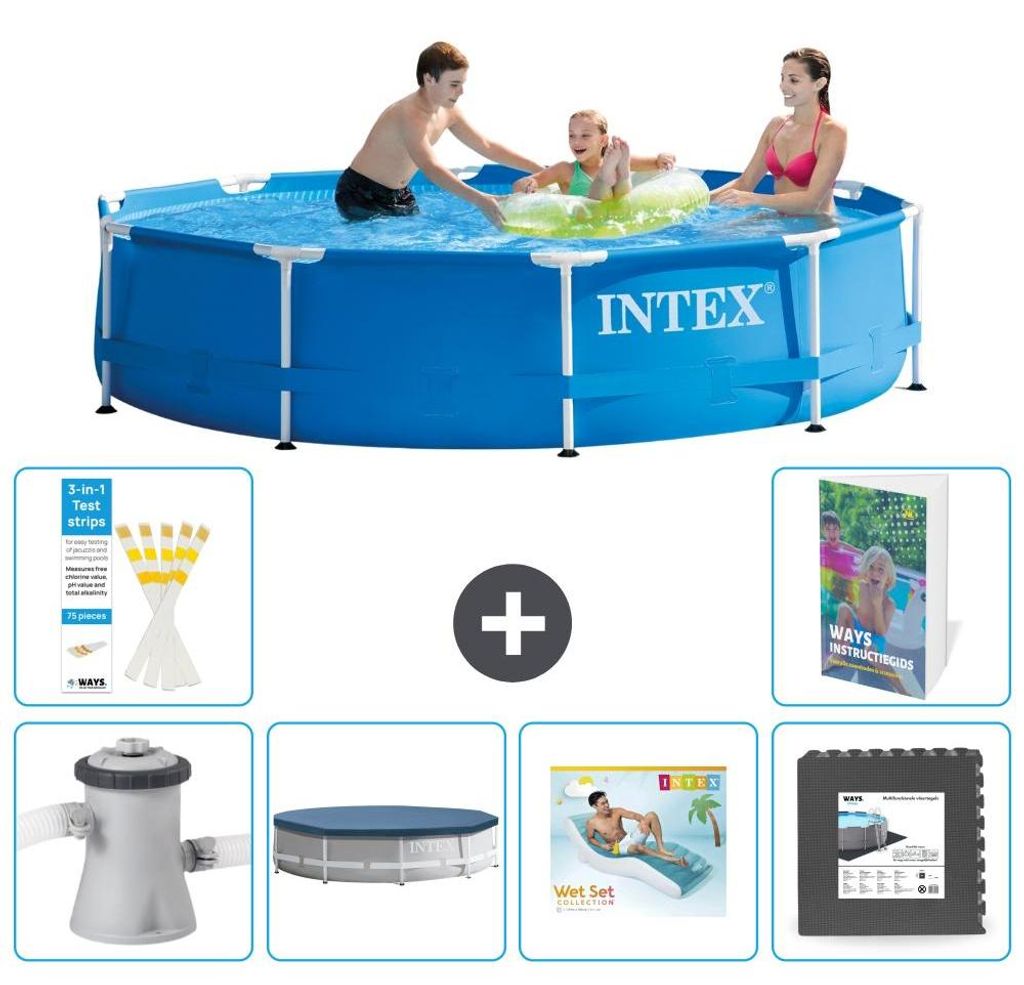 Frame Pool Rund - 305x76 cm - 7-teilig S223