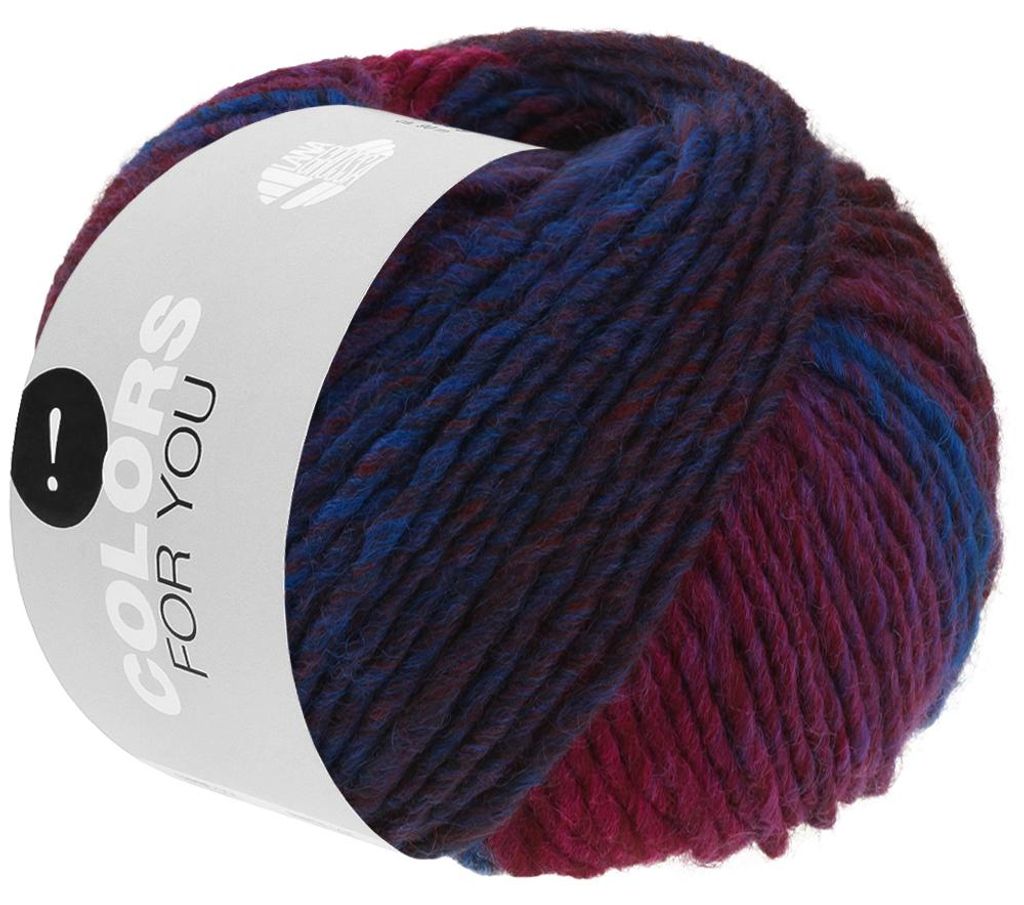 Lana Grossa COLORS FOR YOU 50 g voluminöses Dochtgarn mit Produktbild 