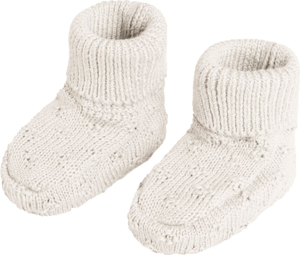Baby's Only Booties teddyfutter Miracle - Warm Linen - 0-3 Monate - 100% Baumwolle