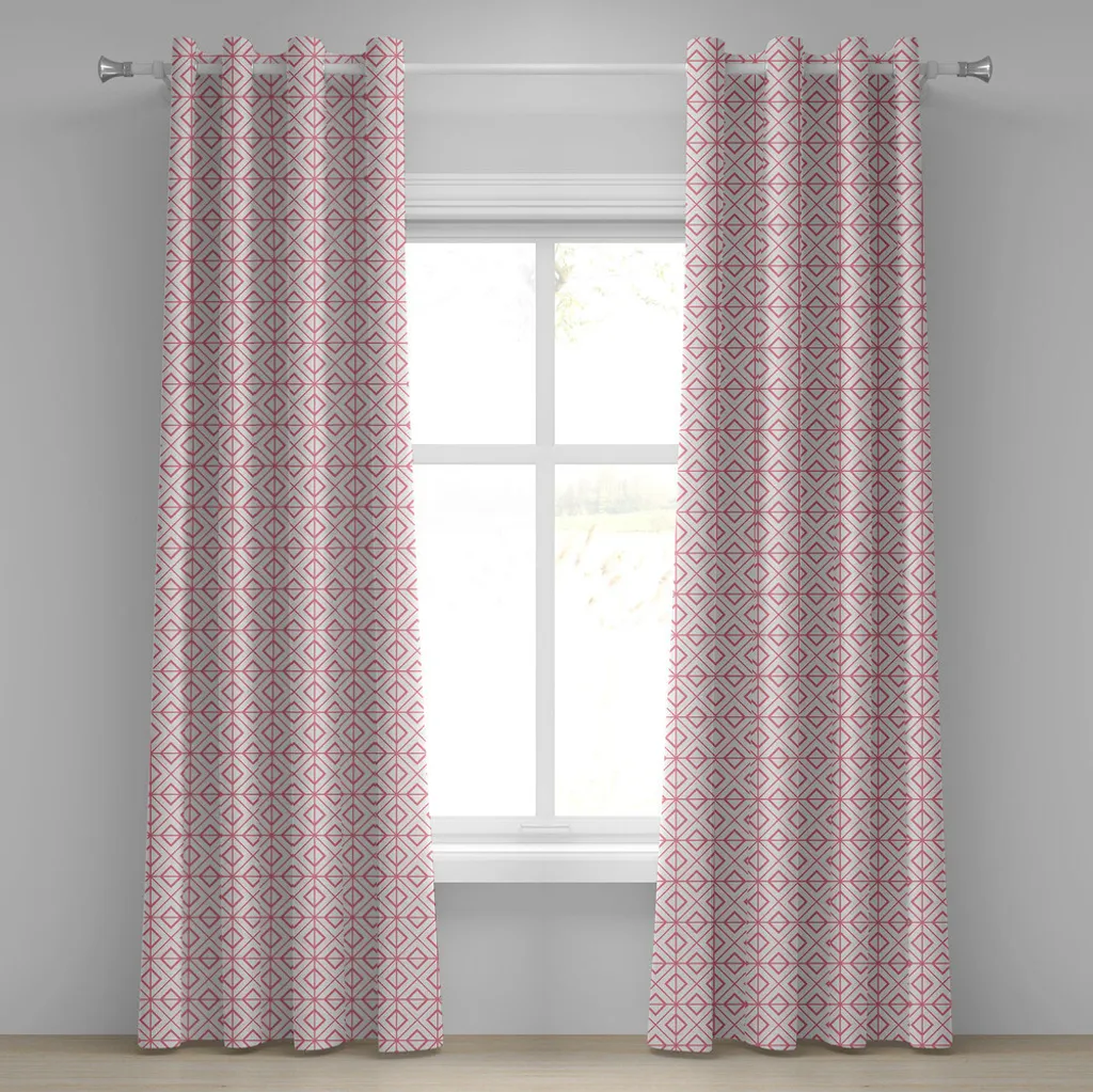 ABAKUHAUS Tenda Satin Rosa 280x225 | Alta Definizione Art Déco