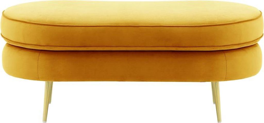Polsterhocker Kooper-Velluto 8-gold metal
