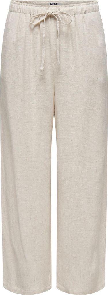 ONLY Leinenhose mit Kordelzug und elastischem Bund Größe: L Produktbild 