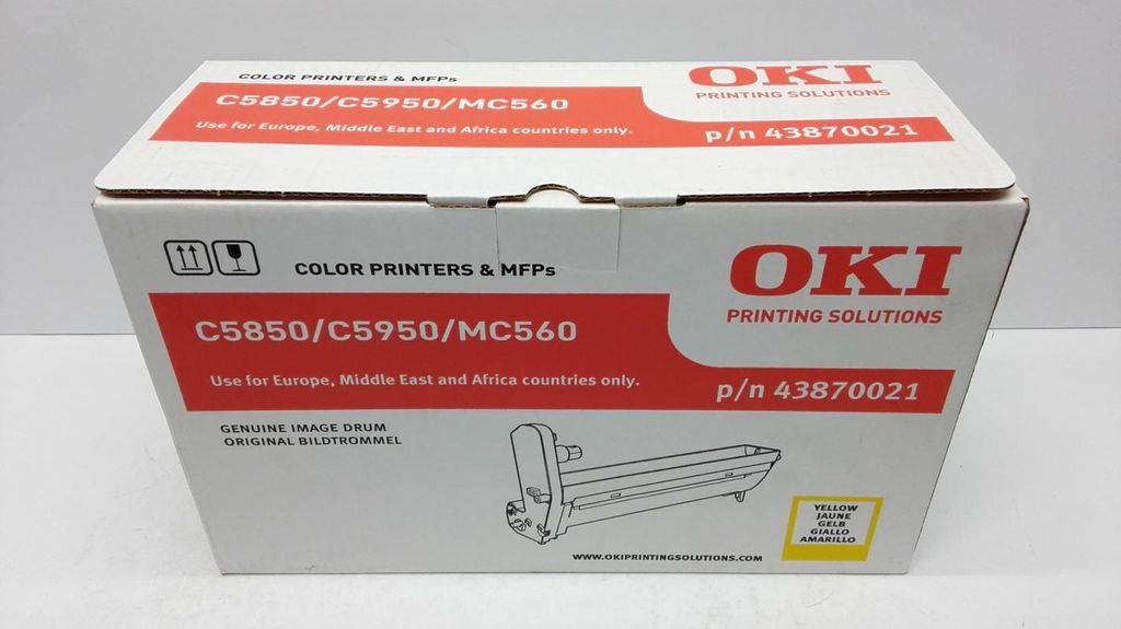 OKI Yellow image drum for C5850/5950, Original, OKI MC560, Produktbild 