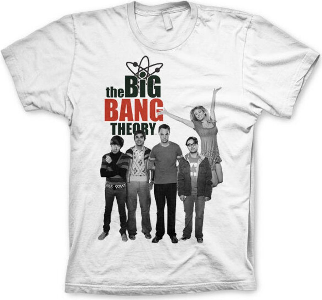 The Big Bang Theory Cast T-Shirt - Small - White