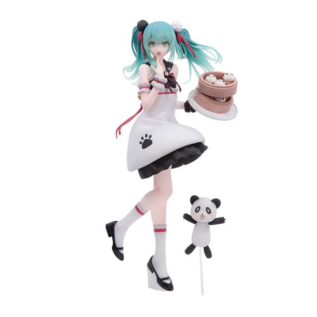 Figurine Miku Panda Bun 23 cm Sega SPM Street Miku en PVC Finition
