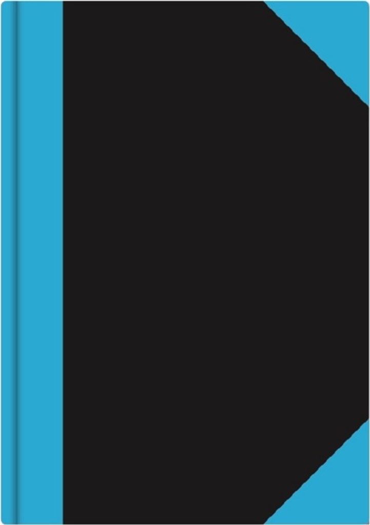 Kladde - Größe: A4, liniert, blau/schwarz, 96 Blatt - 1 Stück