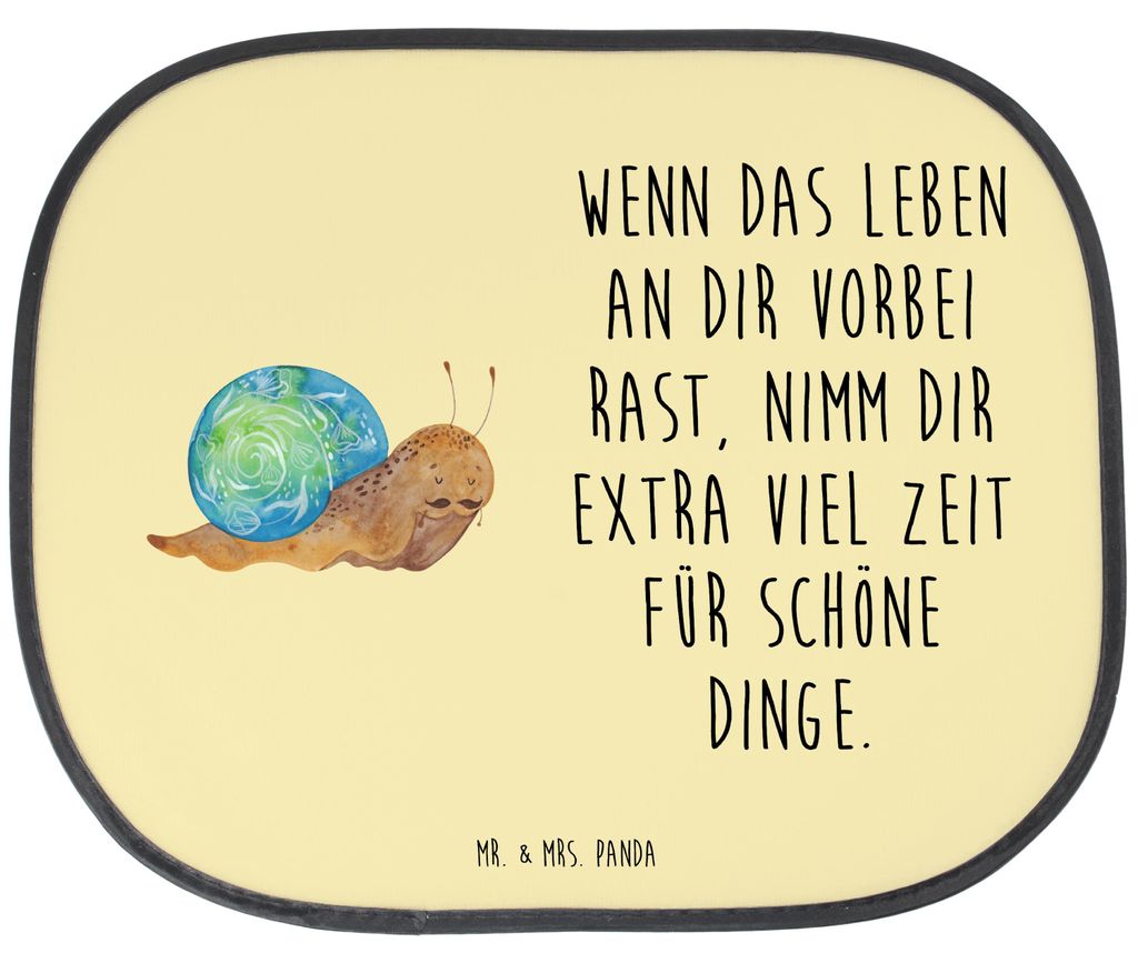 Mr. & Mrs. Panda Sonnenschutz für Auto Schnecke Sir - Gelb Produktbild 