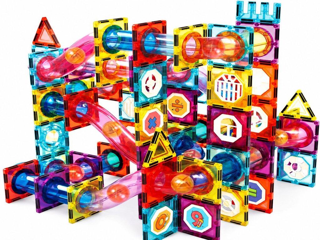 Olvy Magnetische Bausteine 100 Teile – Magnetische Produktbild 