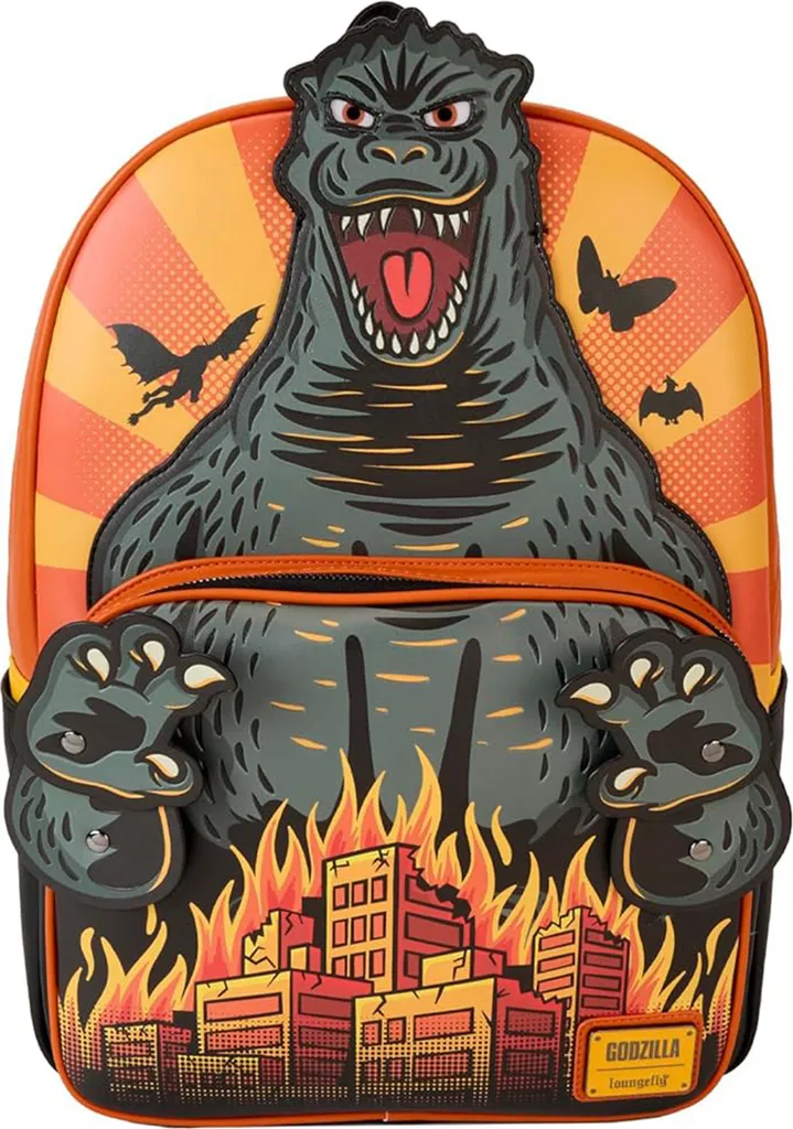 Sac à Dos Godzilla pour École et Loisirs - Loungefly Capacité 45cm XL