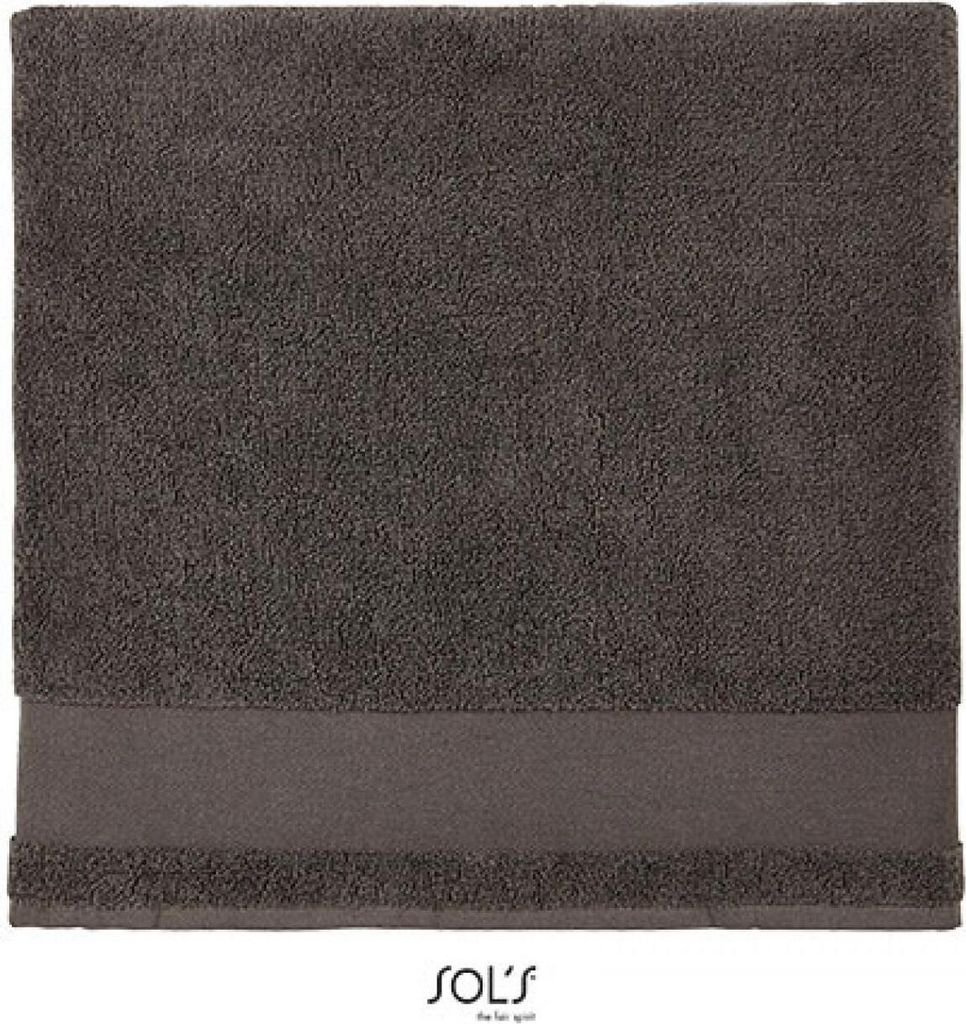 SOLs 03096 | Badetuch Bath Towel Peninsula 70, 70 x 140 cm - Farbe: Dark Grey (Solid) - Größe: 70 x 140 cm