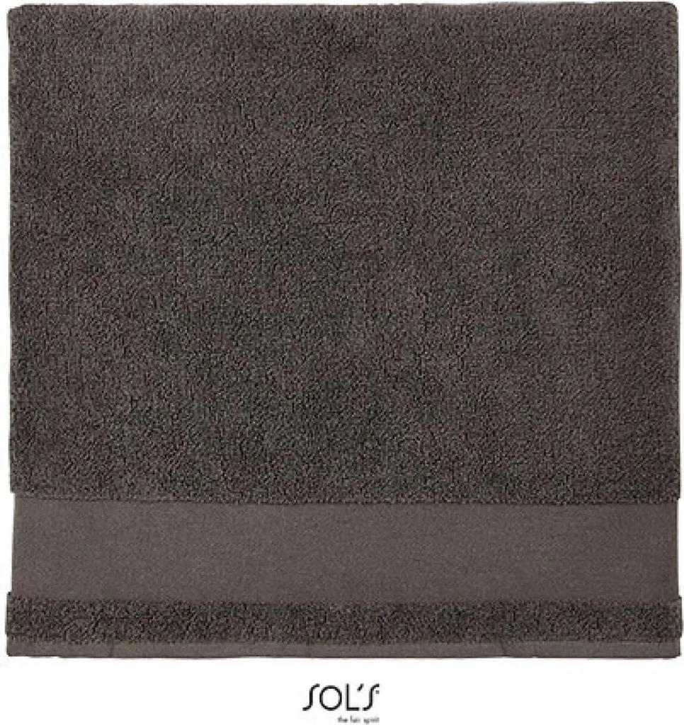 Asciugamano SOL'S Penisola 70 Grigio Scuro 70x140 cm | Qualità Hotel