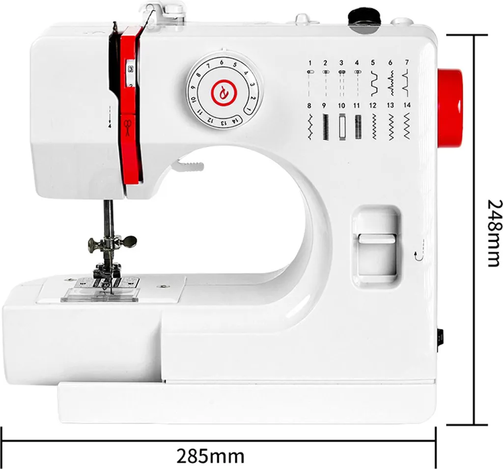 Mini machine à coudre 728 électrique 14 points avec table d'extension - 14