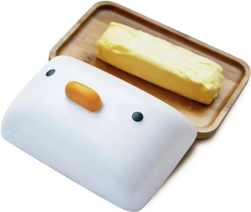 Plateau de service en bois et bol porcelaine 18 x 12 cm pour la cuisine