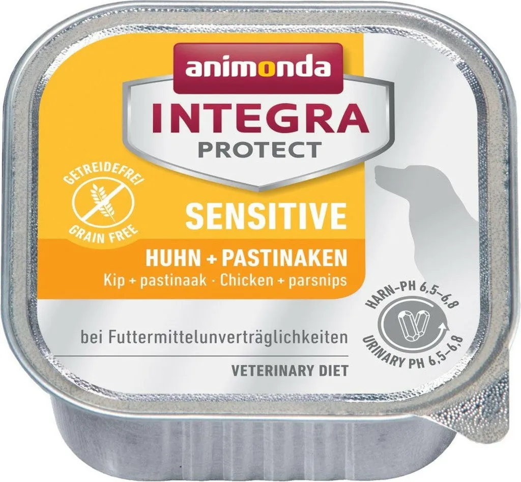 Pâtée Chien Sans Céréales Animonda Integra Protect Sensible Poulet 150g