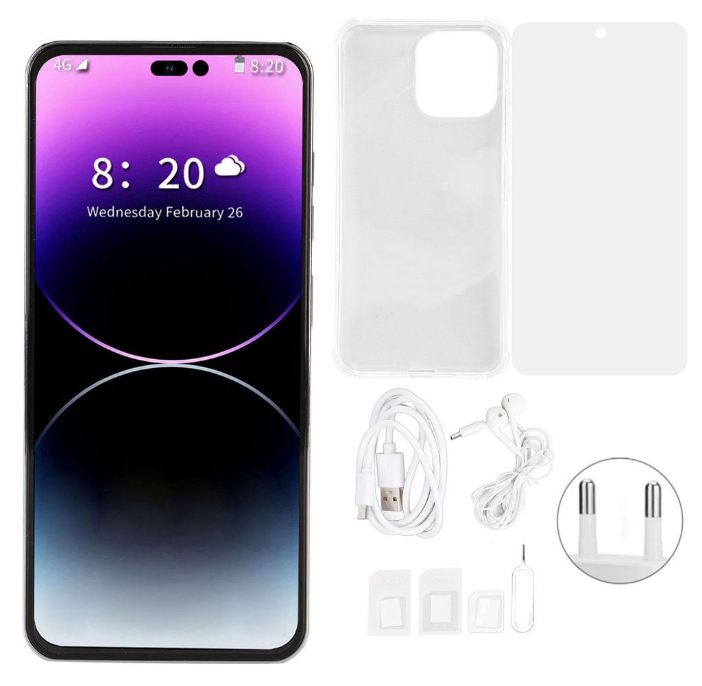 Smartphone I14 ProMax 6,7 pollici Rete 4G 4 GB RAM 128 GB Immagine del prodotto 