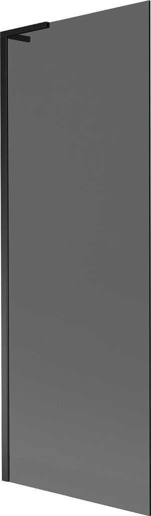 Mexen Next L Badewannenwand 1-flügelig 70 x 150 cm, Graphit, Schwarz - 895-070-000-03-40-70