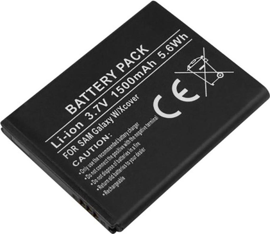 Avizar, Li‐Ion Akku 3.7 V 1500mAh für Samsung Galaxy W Xcover – stabil,