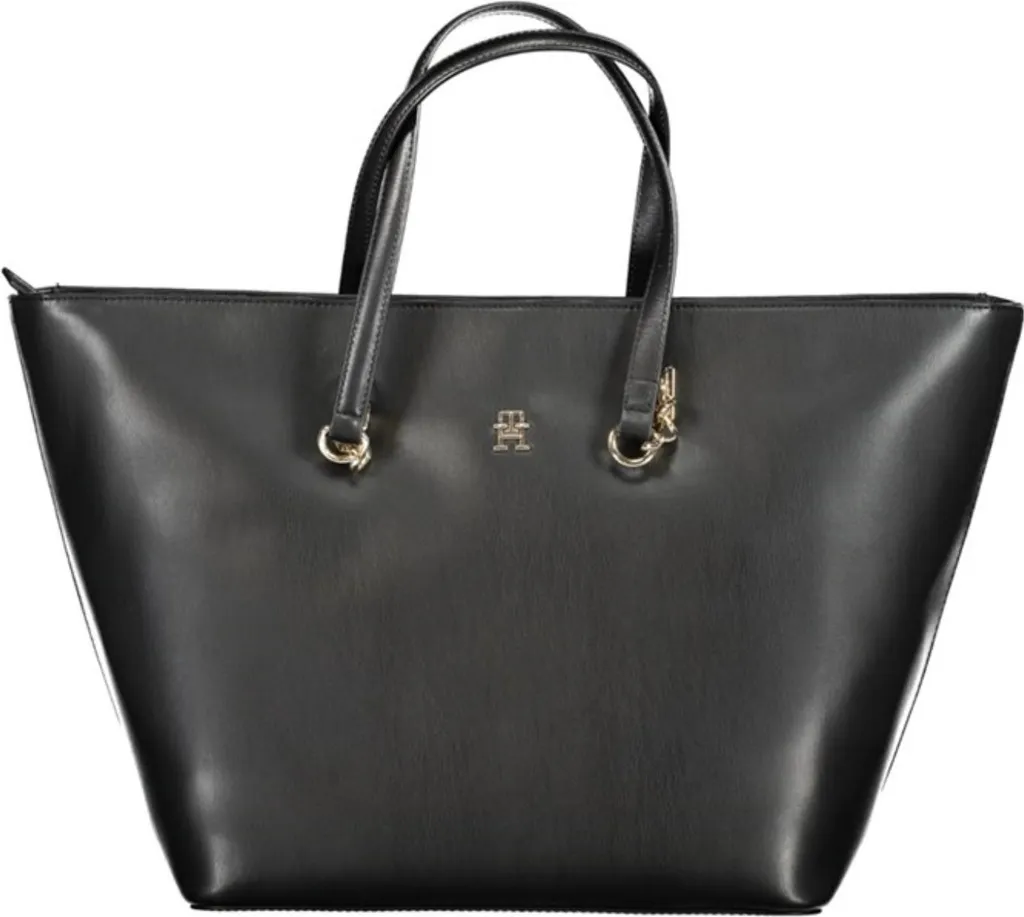 Petit Sac Tommy Hilfiger AW0AW16112 avec Finitions Dorées et Logo Iconique