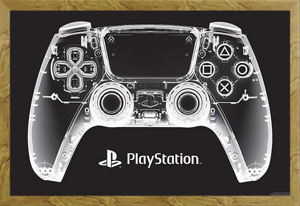PlayStation Poster Pad X-Ray con Cornice Rovere Shinsuke® Maxi MDF