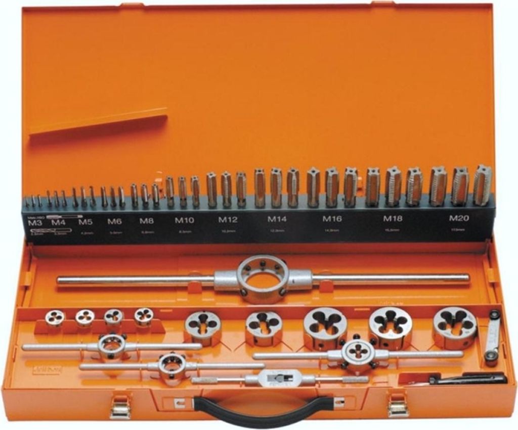 Projahn Gewinde Schneidzeug Satz HSS-G 55-tlg. M3-M20 im Metallkoffer