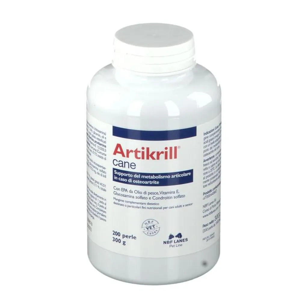 Complément Alimentaire Artikrill Canne pour Articulation Chien 60 gélules