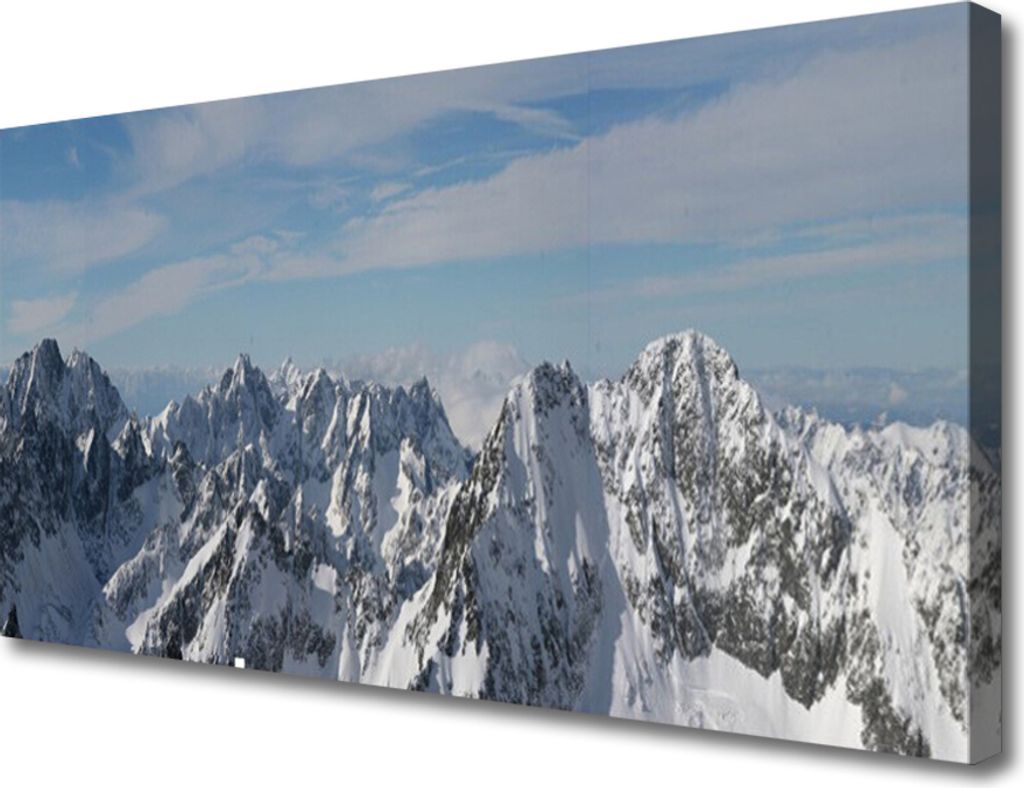 Tulup Leinwand-Bilder 100x50 Wandbild Canvas Kunstdruck Gebirge Landschaft
