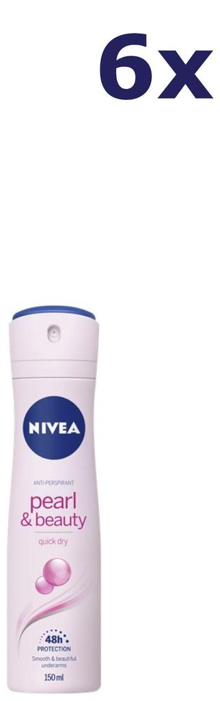 6x Nivea Deospray – Pearl & Beauty 150 ml