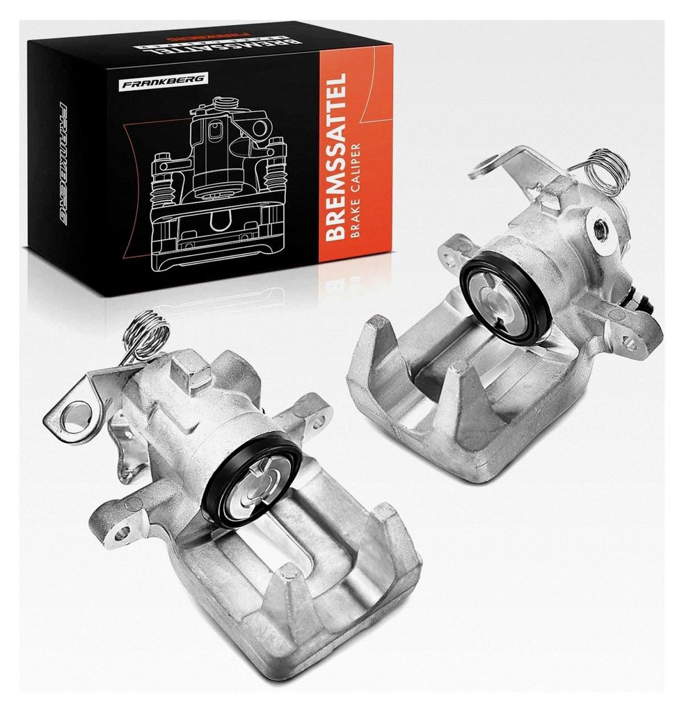 2x Bremssattel Bremszange Hinten Links Rechts Aluminiumguss Kompatibel mit C4 C4 I C4 II 308 SW I 308 CC 308 I 307 307 Break 307 CC 307 SW DS4