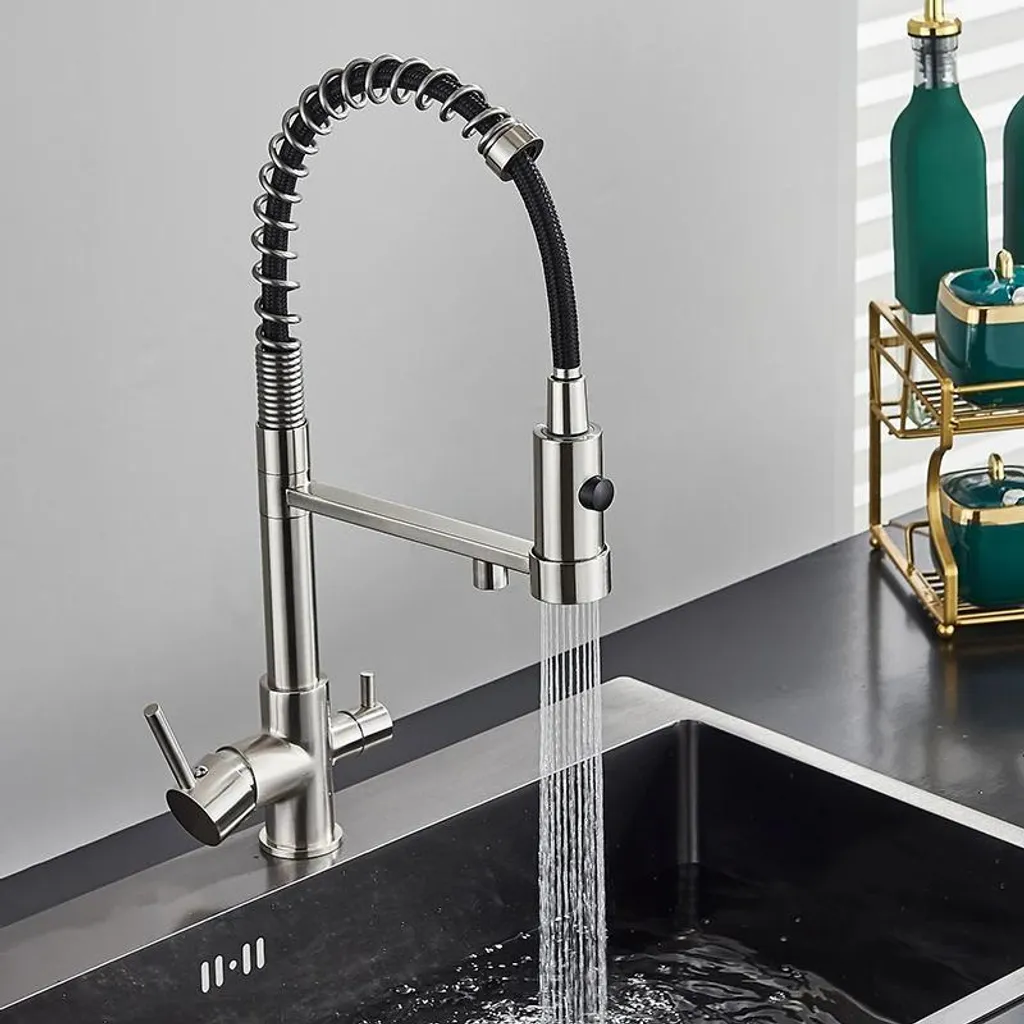 Fini les bouteilles avec ce mitigeur cuisine inox eau filtrée 3 voies