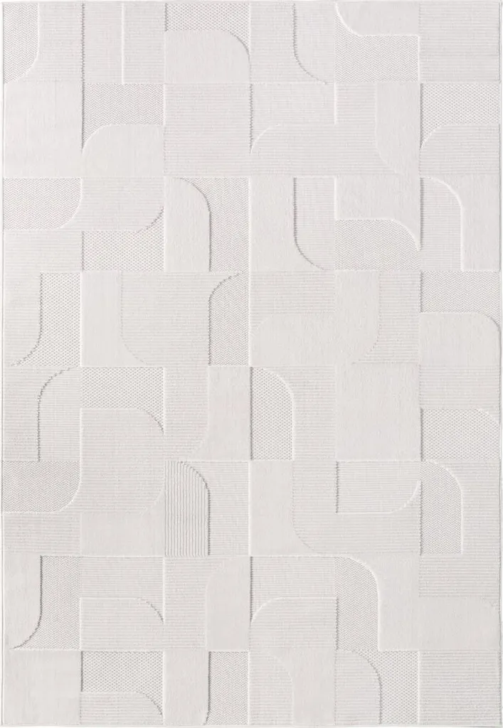 Tapis Doha 1651 Cream 80x150 cm ultra doux et facile d'entretien
