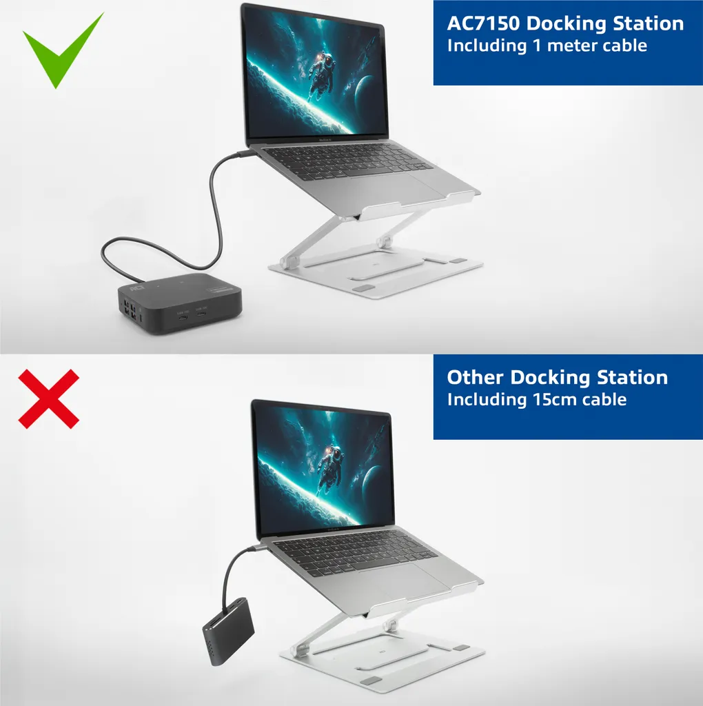 Docking Station USB-C Double Ecran HDMI 4K pour Ordinateur Portable ACT - 10