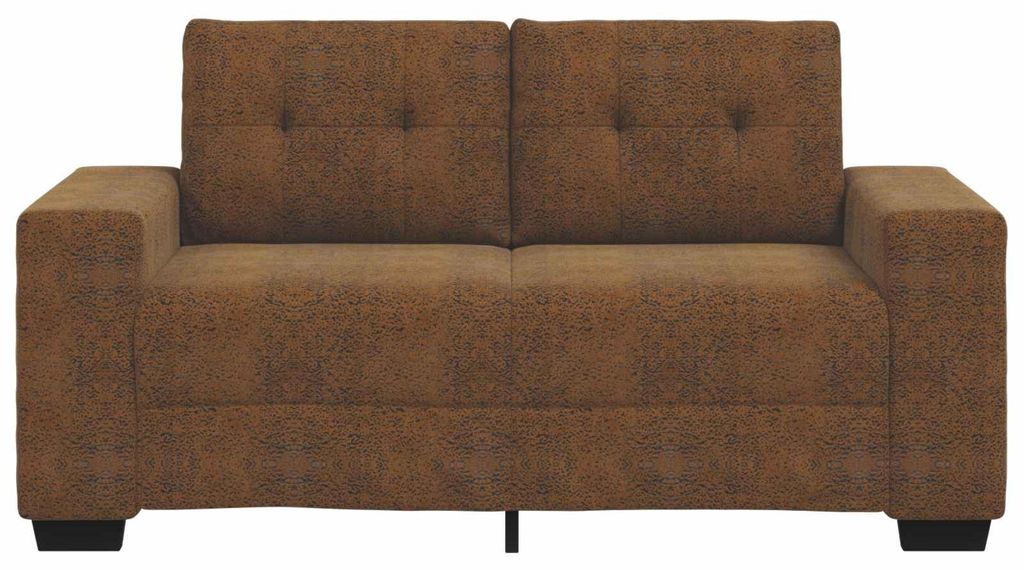 vidaXL Zweisitzer-Sofa Braun 120 cm Kunstleder