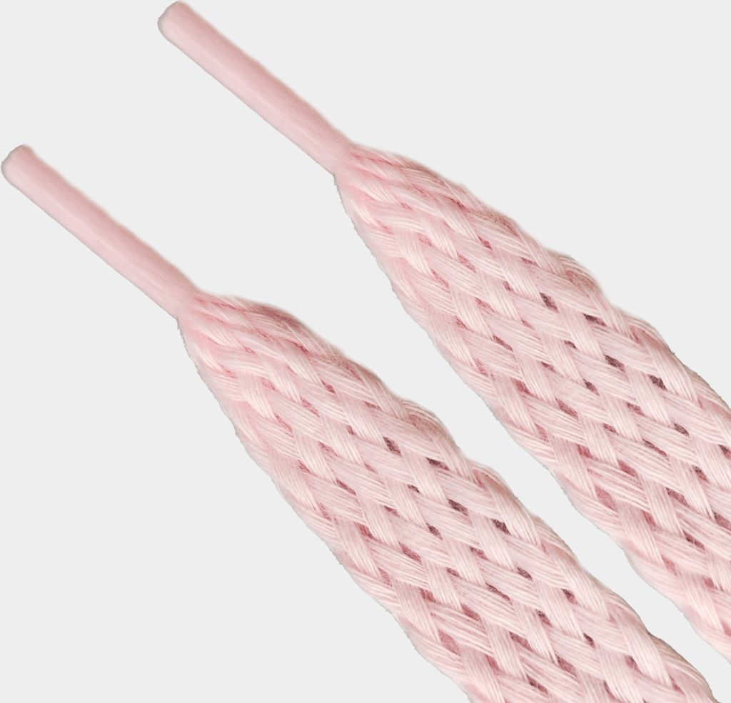 Flache Schnürsenkel Campus Flat Cord Laces Marshmallow Pink - 120cm - Adidas Nike