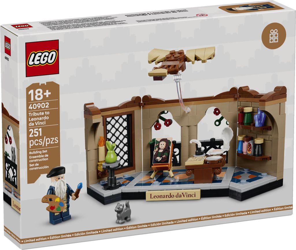 LEGO® 40902 Hommage an Leonardo da Vinci Produktbild 