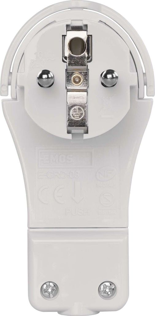 EMOS extraflacher Winkelstecker, flacher Produktbild 8