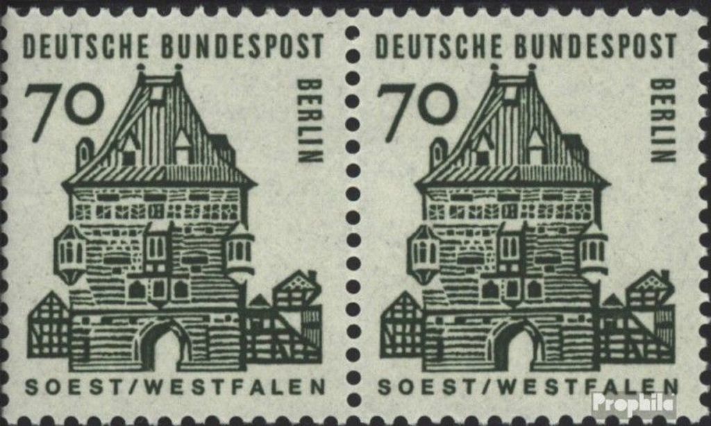 Briefmarken Berlin (West) 1964 Mi 248wP waagerechtes Paar postfrisch Bauwerke