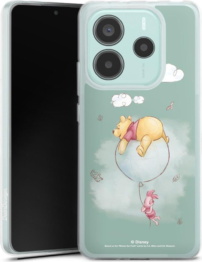 DeinDesign Handyhülle für Xiaomi Redmi Note 14 5G Silikon Hülle Case Smartphone Schutzhülle Bär Disney Winnie Puuh