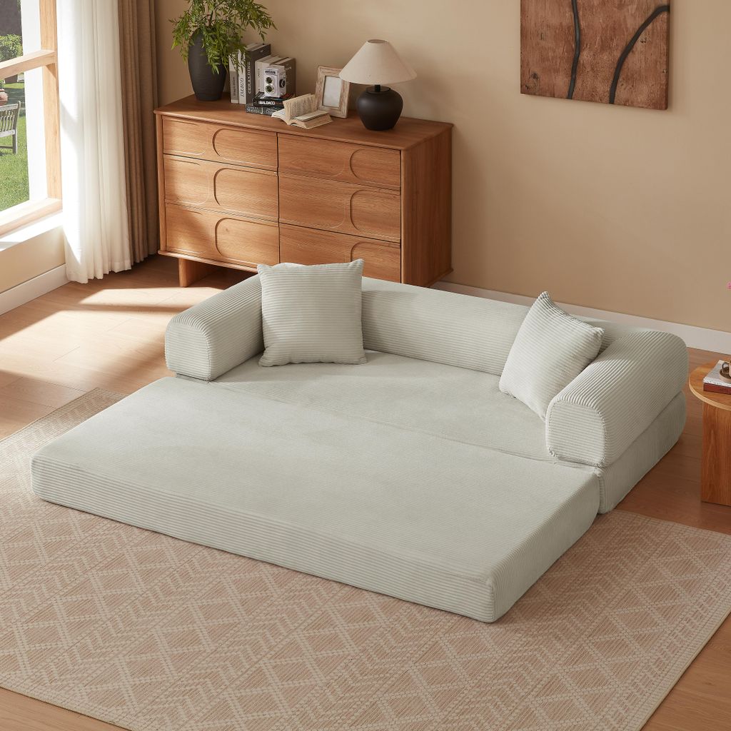 Canapé modulable sans structure – convertible en lit, Image du produit 