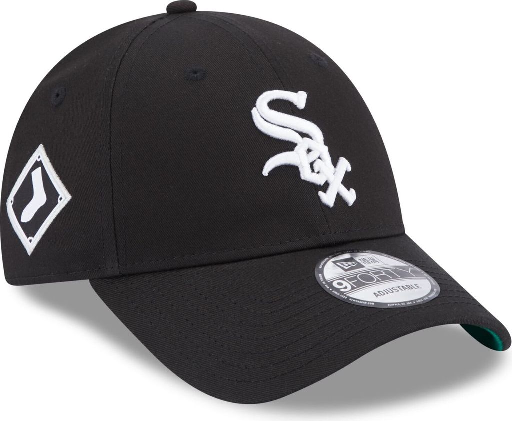 New Era 9FORTY Cap Chicago White Sox Team Sidepatch black