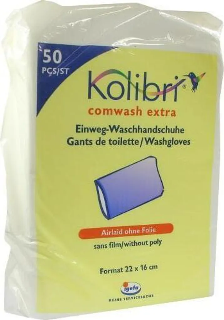 Igiene Delicata Pazienti: Kolibri Comwash Extra 16x24cm 50pz Guanti