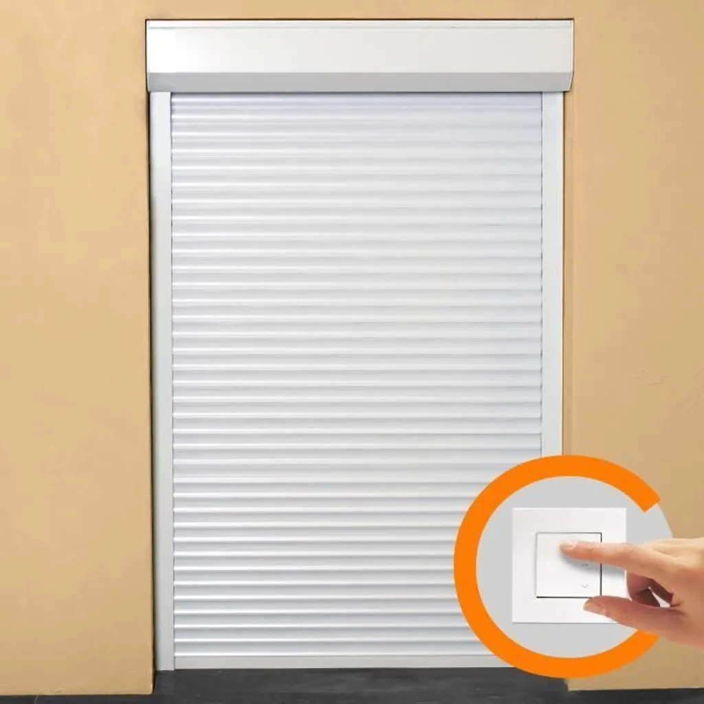 Volet roulant aluminium FRANCE-COMBI moteur filaire L 150 x H 220 cm