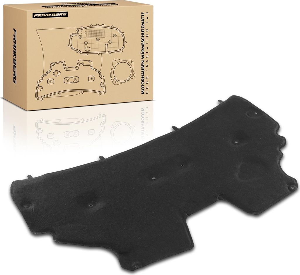 Frankberg 1x Dämmmatte Motorhaubendämmung Motorhaube für Ford Fiesta VI CB1 CCN Van 2008-2017