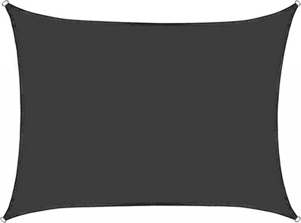 osoltus "Sonnensegel 3x4m dunkelgrau rechteckig Kreta wasserabweisend"