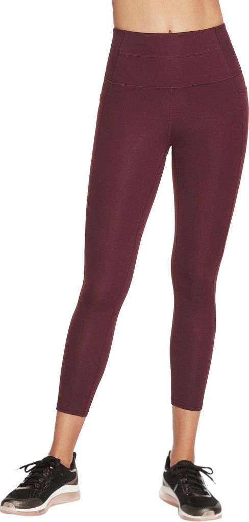Skechers Go Walk High Waisted 7/8 Legging W03LG31B-PUR, Leggins, Damen, Violett