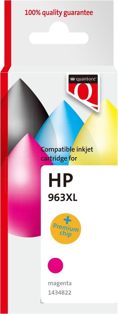 Quantore - Tintenpatrone HP 963xl 3ja28ae hc rot | 12 Stück