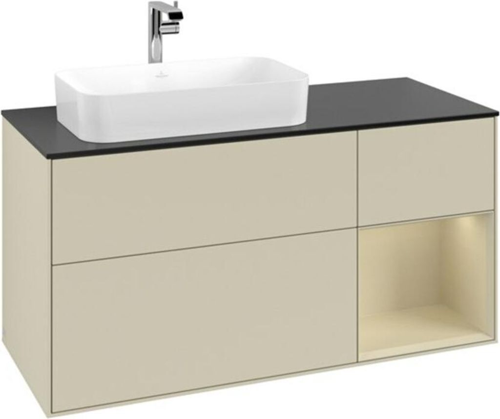 V&B Waschtischunterschrank Finion 120cm, Pl b m, Rg r si G m La, si G m La