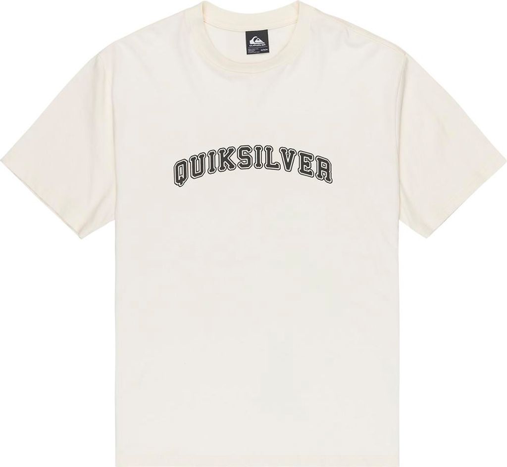 Quiksilver Pto Fare Well Kurzarm-t-shirt Beige L Mann Beige L