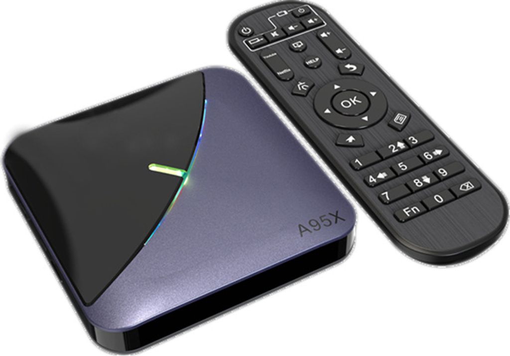 A95X F3 TV Box Android 9.0 Netzwerk 4GB 32GB 64GB Amlogic S905x3 8K 60FPS Blue + black_4GB mit i8 Keyboard