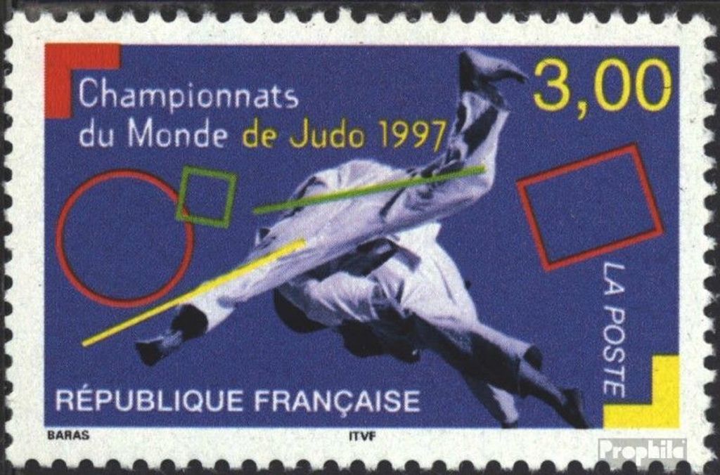 Briefmarken Frankreich 1997 Mi 3250 (kompl.Ausg.) postfrisch Judo