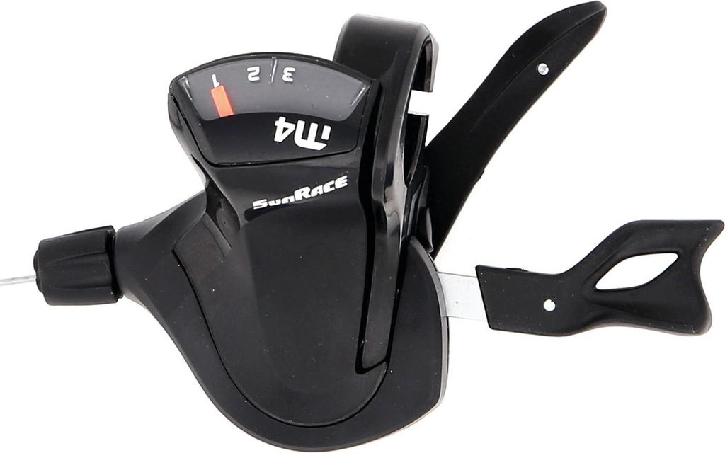 SunRace DLM403 L3 3-biegowy shifter, lewy, spustowy, czarny Zdjęcie produktu 